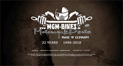 Desktop Screenshot of mgm-bikes.de